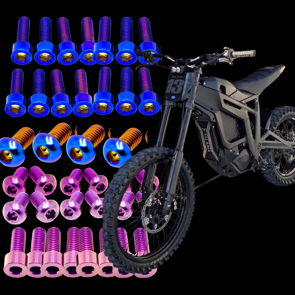 Talaria MX3, MX4, MX5 Titanium Bolt Kit (Ships Next Business Day)