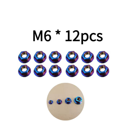 12pcs Titanium Bolt Nut