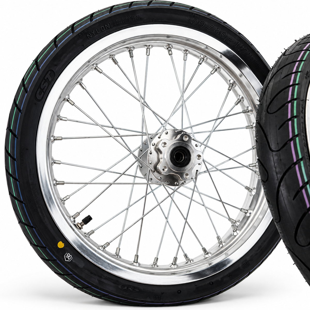 17" CST Chrome LBX/ERide Supermoto Kit