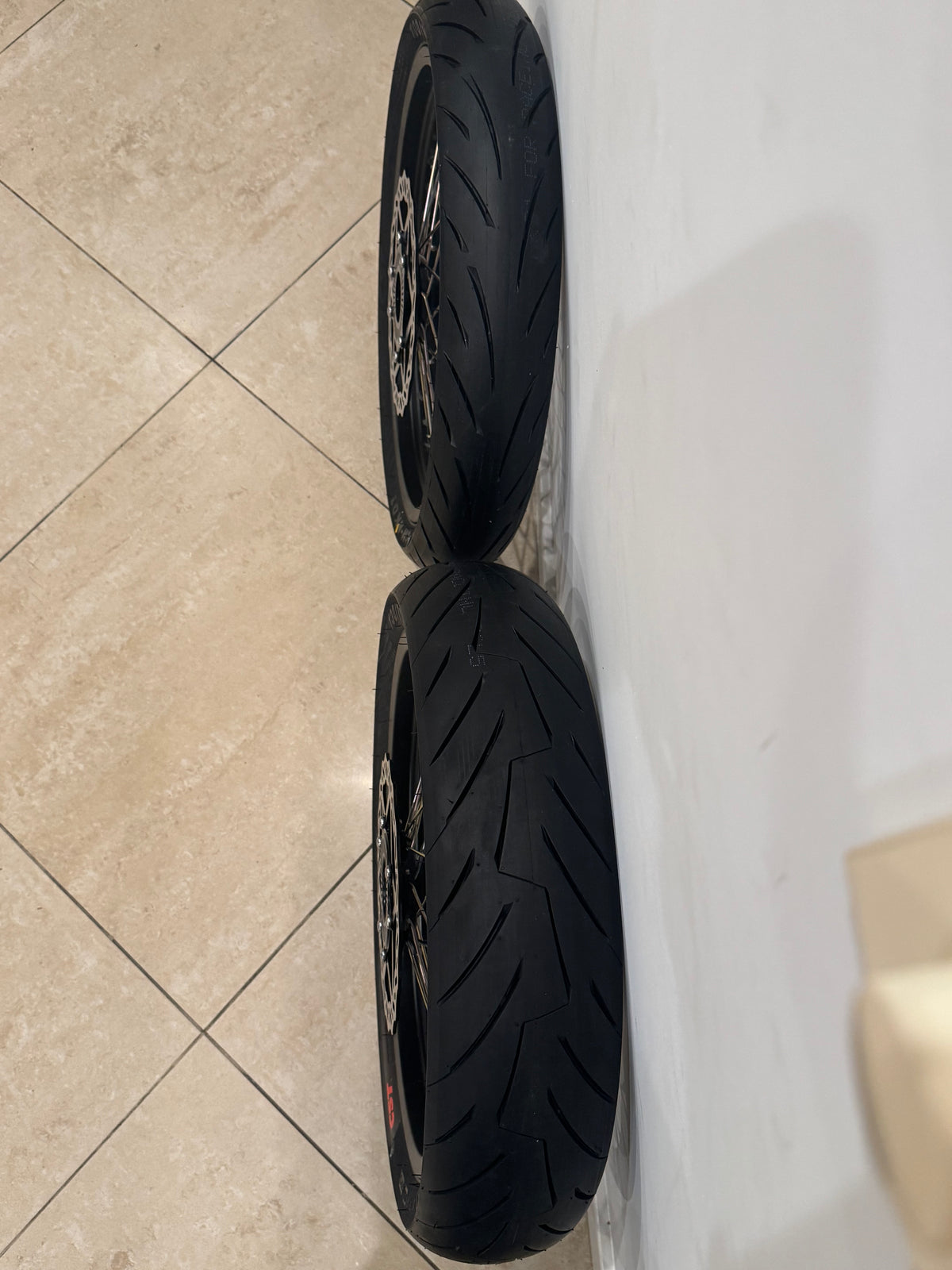 Surron Ultra Bee Supermotos Wheel Set (Ships Next Business Day)