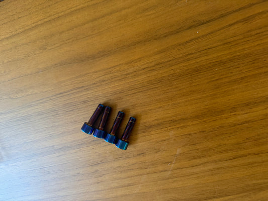 Ultra Bee hand brake titanium bolts
