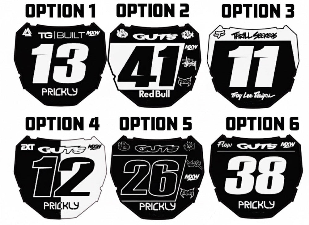 Predesigned Odi Plate Decal