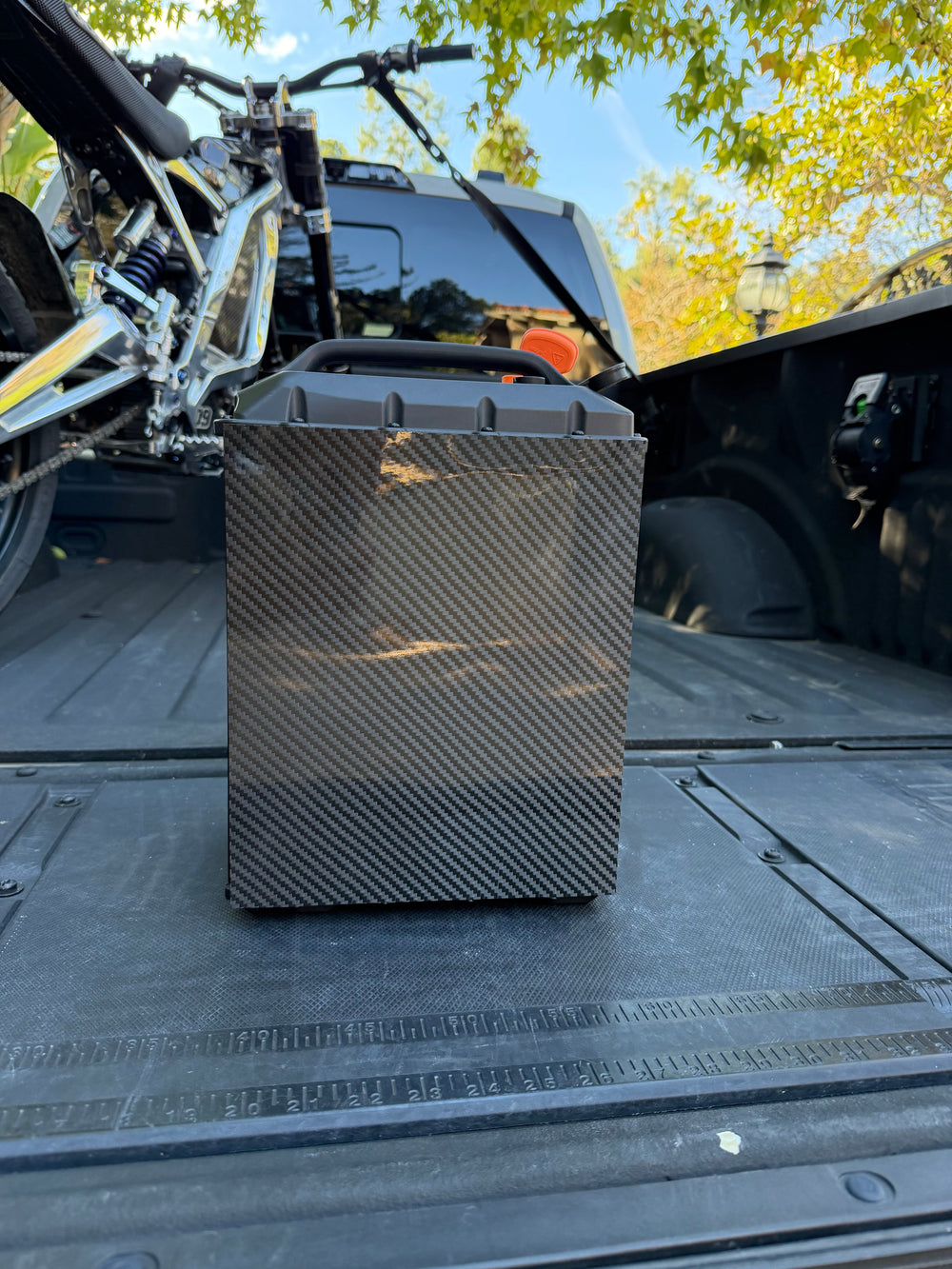 Surron Ultra Bee Carbon Fiber Battery Shields