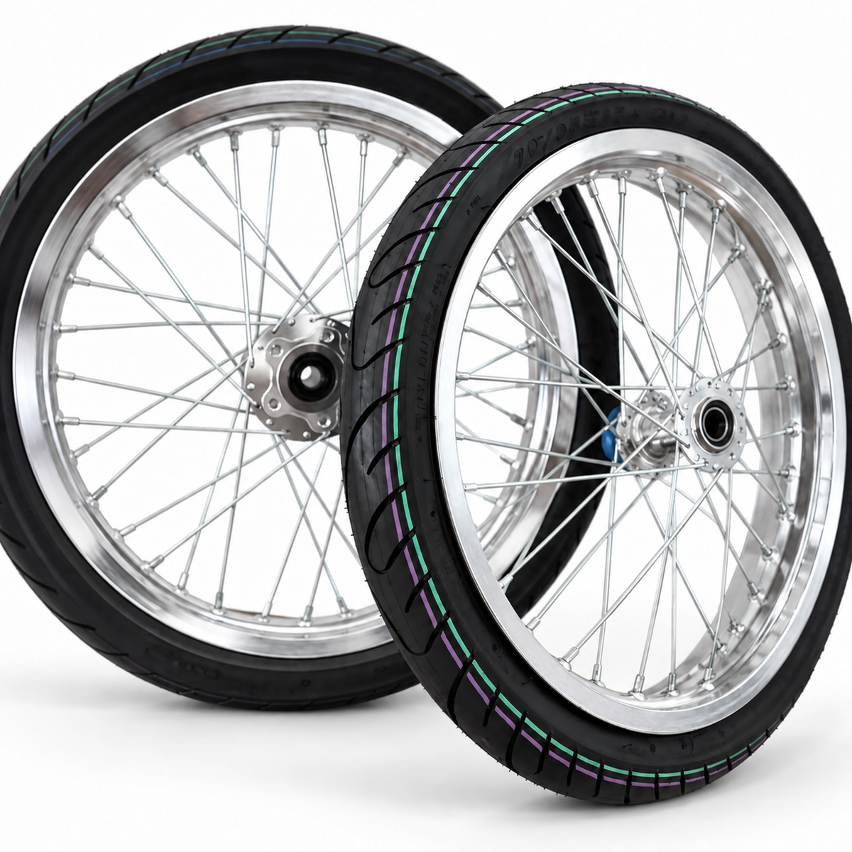 17" CST Chrome LBX/ERide Supermoto Kit
