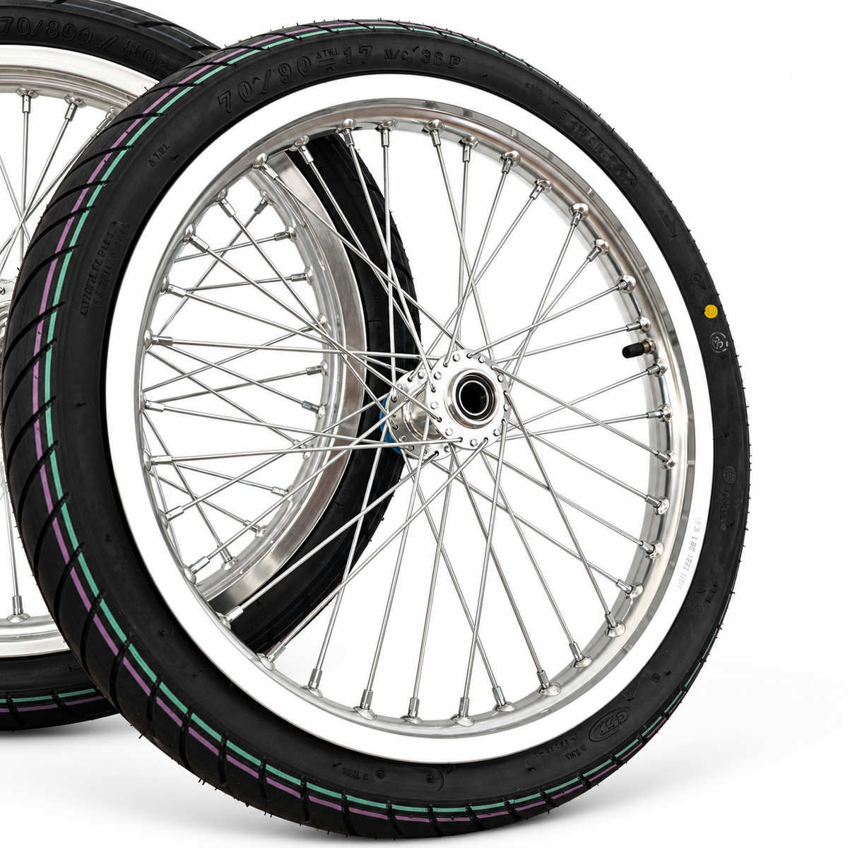 17" CST Chrome LBX/ERide Supermoto Kit